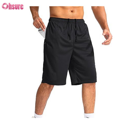 Shorts de sport pour hommes courts de sport courts de sport courts en coton polyester