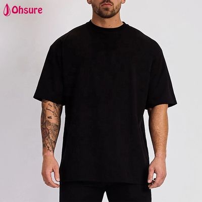 T-shirt pour hommes en blanc surdimensionné T-shirt de course T-shirt de sport pour hommes