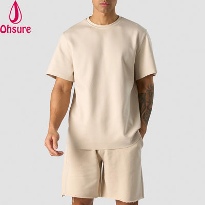 T-shirts de sport légers pour hommes, col rond, coupe ample, en coton 100%, été, mode