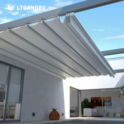 Bâche de protection d'auvent d'extérieur de qualité supérieure Litong, prix direct d'usine, abri solaire, utilisation de bâche enduite de PVC imperméable, personnalisée