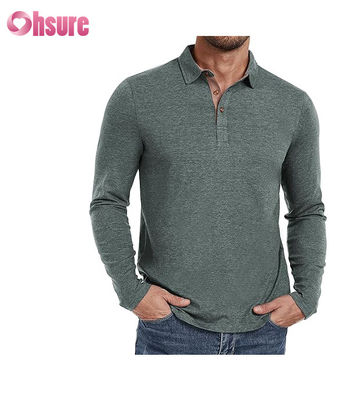 45%Bambous 46%Polyester 9%Spandex Déodorant antibactérien Tissu séché rapidement Personnaliser Imprimé Manches longues ou courtes Polo