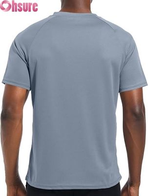 T-shirt de sport pour homme - Séchage rapide - Haut de fitness pour entraînement en salle - Respirant - Vêtements de sport - Fabricant OEM ODM
