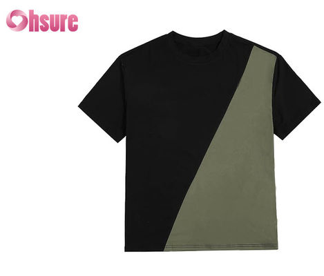 Vêtements d'exercice en tricot de mode décontractée pour hommes, tissu confortable, impression de t-shirt