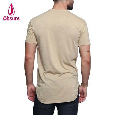 T-shirt de boxe en tissu de bambou pour hommes, imprimé avec motif décontracté, tricoté, pour l'exercice musculaire et le maintien, avec impression