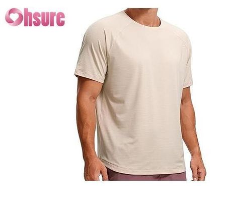 T-shirt de boxe en tissu de bambou pour hommes, imprimé avec motif décontracté, tricoté, pour l'exercice musculaire et le maintien, avec impression