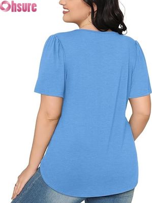 T-shirt d'entraînement pour femmes en coton de haute qualité, personnalisé en gros, coupe ample, t-shirts vierges, style mode homme