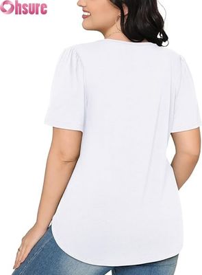 T-shirt d'entraînement pour femmes en coton de haute qualité, personnalisé en gros, coupe ample, t-shirts vierges, style mode homme