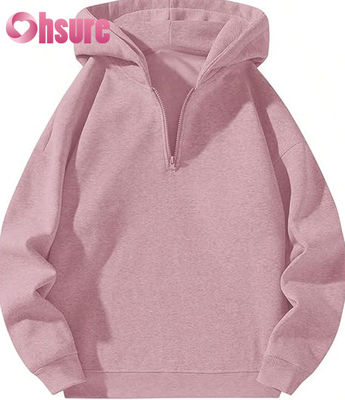 Sweat à capuche en polaire de haute qualité pour femmes avec logo personnalisé, manches longues et impression de lettres aux couleurs chaudes pour l'automne