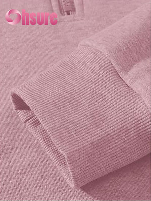 Sweat à capuche en polaire de haute qualité pour femmes avec logo personnalisé, manches longues et impression de lettres aux couleurs chaudes pour l'automne
