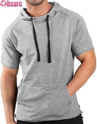 T-shirt à manches courtes pour hommes T-shirt à capuche OEM ODM