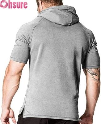T-shirt à manches courtes pour hommes T-shirt à capuche OEM ODM