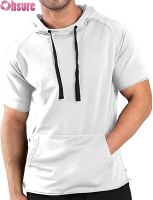 T-shirt à manches courtes pour hommes T-shirt à capuche OEM ODM