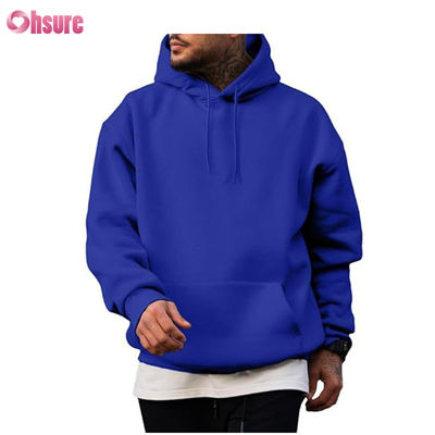 Sweat à capuche en tissu doux, hoodies en coton de haute qualité, pulls oversize, hoodies fins et unis pour hommes