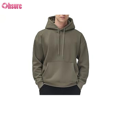 Sweat à capuche en tissu doux, hoodies en coton de haute qualité, pulls oversize, hoodies fins et unis pour hommes