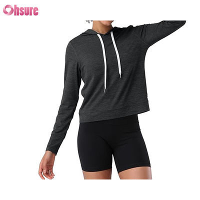 Sweat-shirts à capuche pour femmes, en coton de haute qualité, décontractés, pulls, sports, gym, survêtements unis pour femmes