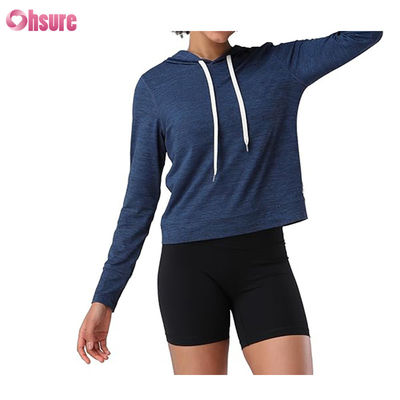 Sweat-shirts à capuche pour femmes, en coton de haute qualité, décontractés, pulls, sports, gym, survêtements unis pour femmes