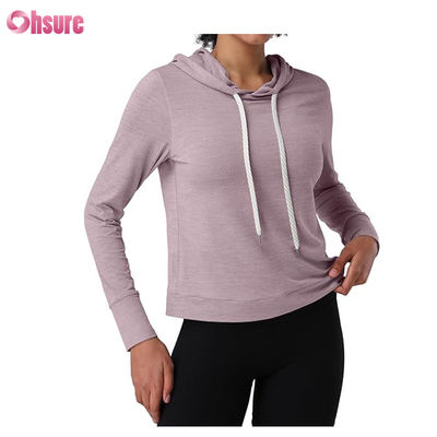 Sweat-shirts à capuche pour femmes, en coton de haute qualité, décontractés, pulls, sports, gym, survêtements unis pour femmes