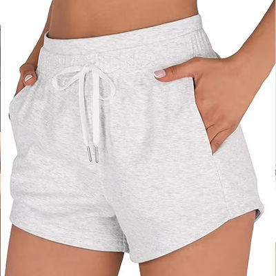 Shorts de sport décontractés et respirants pour femmes, coupe ample, taille élastique pour le plein air, le yoga, la course, et le bien-être.