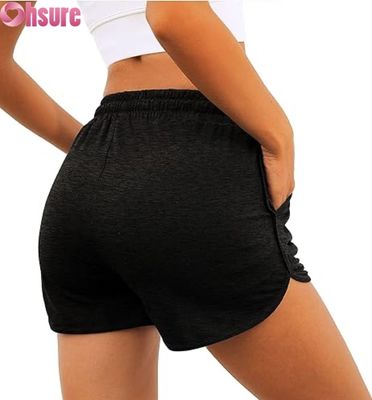 Shorts de sport taille haute pour femmes | Shorts de course, de yoga et d'entraînement pour la salle de sport | Vêtements de sport respirants et à séchage rapide