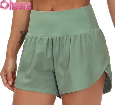 Shorts de gymnastique haute taille pour femmes Rapide sec Breathable Hot Shorts pour le yoga Courir Fitness-OEM Vêtements de sport