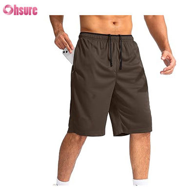 Shorts de sport pour hommes courts de sport courts de sport courts en coton polyester