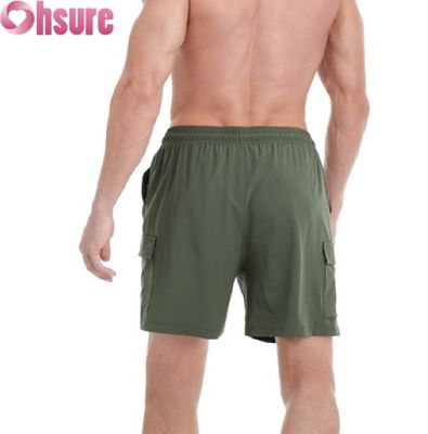 Shorts de travail unisexes robustes - 65% coton 35% polyester, coutures renforcées, conception multi-poches pour le travail en extérieur