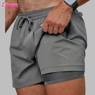 Pour les hommes, chaussures courtes de sport 2 en 1