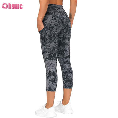 Pantalons de yoga pour femmes taille haute avec poche contrôle du ventre Leggings de gym
