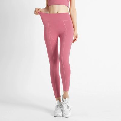 Pantalon de yoga athlétique pour femmes XXL taille haute maille côté poche imprimé fitness sport pantalon de course ensemble d'entraînement pour femmes plus taille