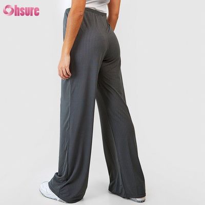 Pantalon de survêtement en tissu de sport, vêtement de gym, pantalon droit ample de jogging, femmes, pantalon de jogging droit pour femmes enceintes, tissu tricoté, décontracté