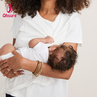 T-shirts de maternité OEM pour femmes enceintes, vêtements de grossesse, manches courtes, vêtements d'entraînement de maternité, chemises et hauts de sport 50-100 pièces