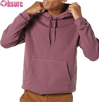 Sweat-shirt à capuche pour homme, décontracté, couleur unie, à manches longues, avec cordon de serrage, poche sport, sweat-shirt de mode personnalisé