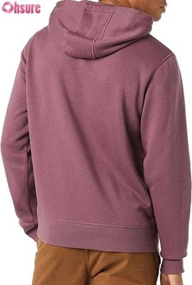 Sweat-shirt à capuche pour homme, décontracté, couleur unie, à manches longues, avec cordon de serrage, poche sport, sweat-shirt de mode personnalisé