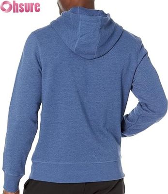 Sweat-shirt à capuche pour homme, décontracté, couleur unie, à manches longues, avec cordon de serrage, poche sport, sweat-shirt de mode personnalisé