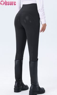 Ceinture de taille haute personnalisée Pantalon équestre anti-glissage Pantalon d'équitation en silicium Jodhpur pour l'habillement à cheval