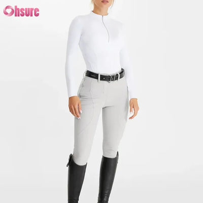 Chemise d'équitation d'extérieur personnalisée à imprimé unique pour femmes 2024, respirante, nouveau pantalon