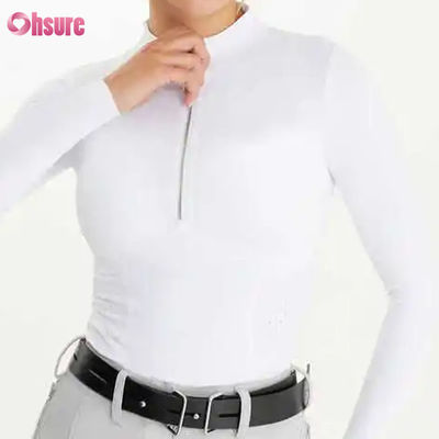 Chemise d'équitation d'extérieur personnalisée à imprimé unique pour femmes 2024, respirante, nouveau pantalon