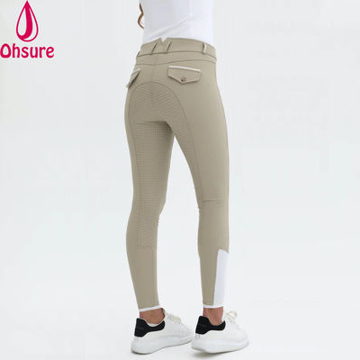 Pantalon d'équitation personnalisé avec logo pour femme, culotte d'équitation, pantalon d'équitation, legging d'équitation, culotte à fond intégral en silicone