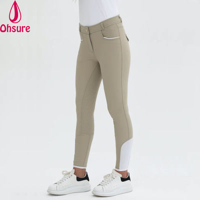 Pantalon d'équitation personnalisé avec logo pour femme, culotte d'équitation, pantalon d'équitation, legging d'équitation, culotte à fond intégral en silicone
