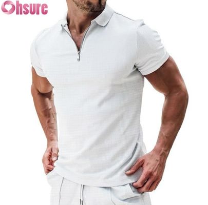 T-shirt en coton pour hommes à manches courtes et décontractées