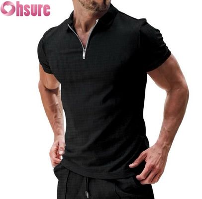 T-shirt en coton pour hommes à manches courtes et décontractées