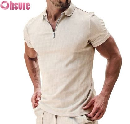 T-shirt en coton pour hommes à manches courtes et décontractées