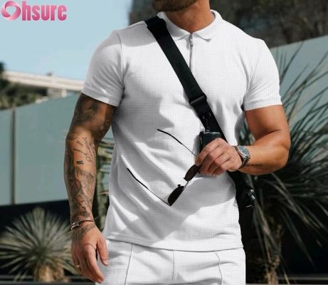 T-shirt en coton pour hommes à manches courtes et décontractées