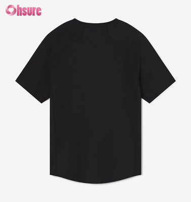 T-shirt de sport personnalisé pour hommes - Séchage rapide - Haut d'entraînement - Respirant - Manches raglan - Léger - Polyester et élasthanne - Tissu 300 g/m²