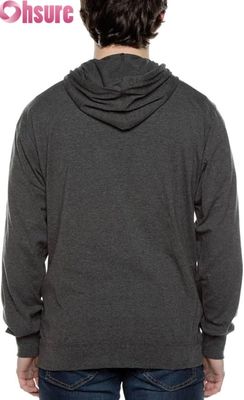 Sweat à capuche de sport personnalisé pour homme, hiver chaud, avec fermeture éclair et motif imprimé
