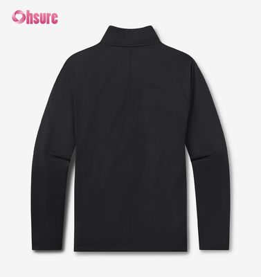 High Quality Broderie personnalisée surdimensionnée Sweatshirt à col pour hommes 2XL 100% coton Français Terry Quarter Zip Hoodie