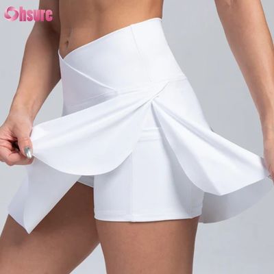 Shorts de sport amples 2 en 1 taille haute, design doux et confortable, tenue de gym pour femmes