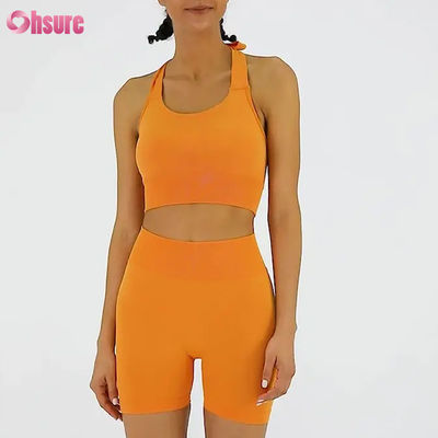 Shorts de sport sans couture pour femmes, leggings courts, taille haute, pour le levage des hanches, shorts de yoga en spandex et nylon à séchage rapide pour femmes, sexy