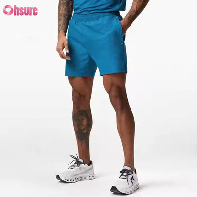 Shorts de sport pour hommes avec logo personnalisé, bas de sport tissés 100% nylon pour le sport