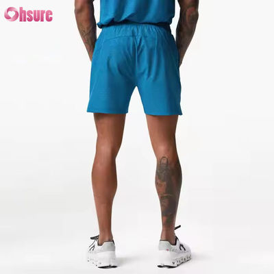 Shorts de sport pour hommes avec logo personnalisé, bas de sport tissés 100% nylon pour le sport